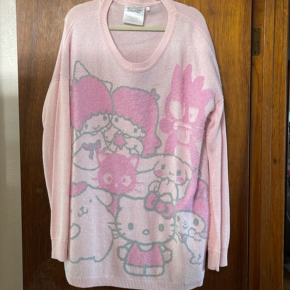 Sanrio JapanLA Glitter Pink Sweater